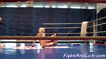 Preview 3 of Mms Kand Punjabi - European dykes wrestling on the floor
