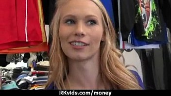 Preview 4 of Granny Strapon Anal - Tight teen fucks a man in front of the camera for cash 1