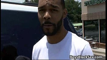 Preview 1 of Car Gave Fuck - Blacks On Boys - Gay Hardcore Interracial XXX Video 20