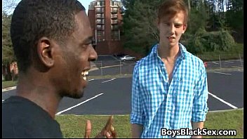 Preview 2 of Latinas Spain - Blacks On Boys - Gay Hardcore Interracial XXX Video 06