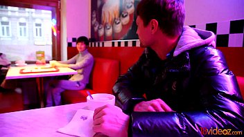 Preview 1 of Shy Guy Seduced By Sexy Women - 18videoz - Casual sex Geizer after coffee teen-porn