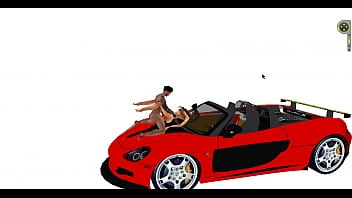Preview 4 of Boy Blackmail Girl For Sex - Meuble Simple Voiture Porche 3 pose Mail_ toonslive3@gmail.com