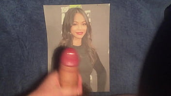 Preview 2 of Nylon Mom Got Boobs - Cumming for Zoe Saldana