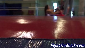 Preview 4 of Wwwxxxvideo Kiarabu - Bigtitted dyke wrestling with babe