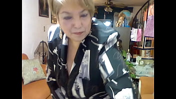 Preview 2 of Jakli Farandes - pantyhose black white coat