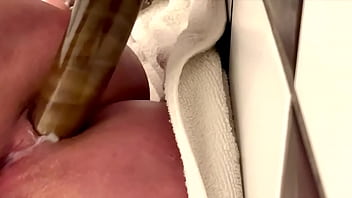 Preview 4 of Villag Amateur - 50cm Long Dildo Anal Masturbate with Sweet Orgasm and a lot Juice from my Pussy