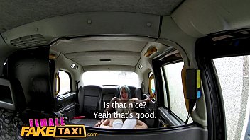 Preview 4 of Nxx Com Me Con - Female Fake Taxi Lesbians have pussy licking wrestle fun in back of british taxi