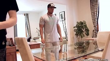 Preview 1 of Xxx Zee Tv - Lucky Guy Touches Jock&#039_s Muscles