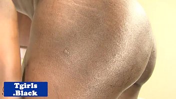 Preview 3 of Bbc Breed - Dark nubian tranny twerks and masturbates