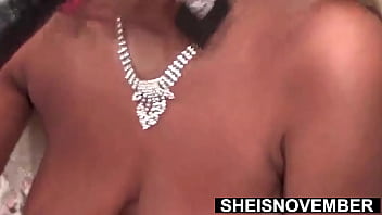 Preview 1 of 3 Some Cewek - Busty Skimpy Bimbo Sheisnovember Sucking Her Big Black Natural Tits And Round Areolas Before Inserting A Large Object Into Her Pretty Lips Closeup,  While Long Blonde Hair Dangles As She Poses Her Petite Sexy Body on Msnovember