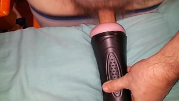 Preview 4 of Sex Nackt - Pocket pussy first time use w/cum