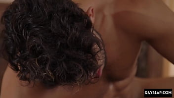 Preview 3 of Cfnm Slow - Hot black gay threesome - Dillon Diaz,  Jake Waters,  Zeno Rey