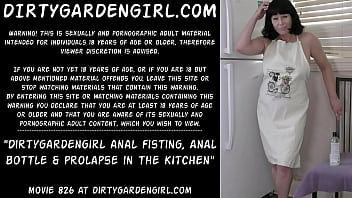 Preview 1 of Gangbang Heels - Dirtygardengirl anal fisting,  anal bottle &amp_ prolapse in the kitchen