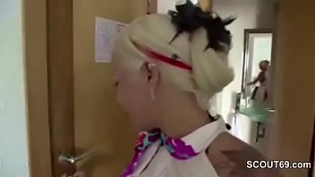 Preview 1 of Parenst Not Home - German Teen Seduce To Fuck by Stranger on Holiday