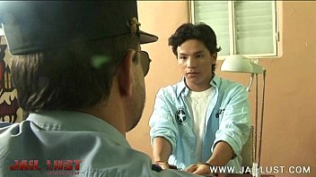 Preview 1 of Cum Wife Smoke - Old gay officer gets access to sweet boyish ass