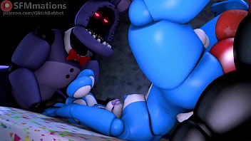 Preview 2 of Ana New Hd - Five Nights at Freddy&#039_s with whitherd Bonnie and whitherd foxy fucking toy Bonnie