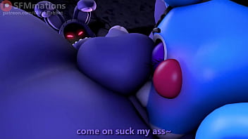 Preview 3 of Ana New Hd - Five Nights at Freddy&#039_s with whitherd Bonnie and whitherd foxy fucking toy Bonnie