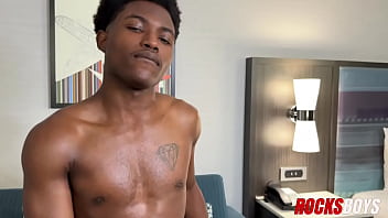 Preview 3 of Homemade Cutie Used - A Newbie from Miami Strokes His Big Black Dick - Rocksboys