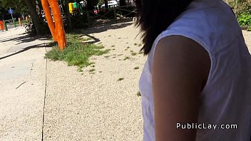 Preview 2 of Kaka Bhatiji Sex - Beautiful amateur banged in bushies in public outdoors