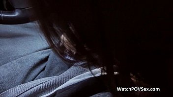 Preview 4 of Japeness Old Man Fuck Videos - Blown by brunette stranger in car