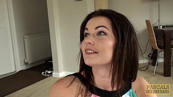 Preview 2 of Aaaaaaa Amateur - Bigtitted british sub pounded hard and rough