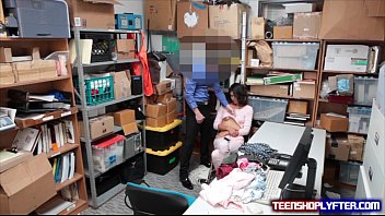 Preview 1 of Williams Dad - Cute teen punished by security guard hard dick