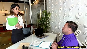 Preview 1 of Sani Leoni Xx X - Pornstar pussyfucked hard in office