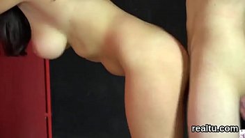 Preview 4 of Lesbian Pussyl - Adorable czech girl gets teased in the supermarket and pounded in pov