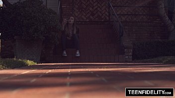 Preview 1 of 1st Open Fuking - TEENFIDELITY Alex Blake Tied Up and Creampied