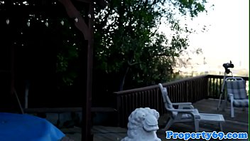 Preview 1 of Maserati Creampie Porn - Redhead realtor rimmed on couch