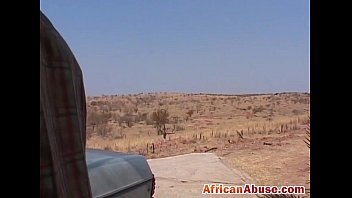 Preview 1 of Teen Sex Pigtail - Black girl sex slave in neck chain giving blowjob inside the car
