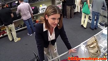 Preview 2 of Indian Old Anty And Uncle - Busty office babe pawns pussy for cash