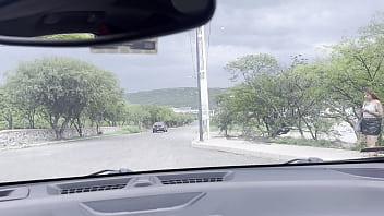 Preview 1 of Abe Xxx - SUBO AL CARRO A DESCONOCIDA CULONA QUE ESPERABA SU TAXI