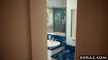 Preview 1 of Kids Playing Nude - Mature stepmom shows young guy the way to use his cock