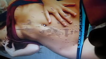 Preview 3 of Romantic And Sensually - Cum on young b. with cool body (Cum On Photo)