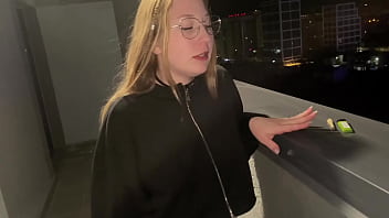 Preview 1 of Hd Baby Movies - a neighbor caught a student smoking on the balcony and...