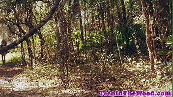 Preview 1 of Findebony Gi - Restrained teen loves the taste of warm cum
