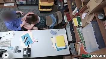 Preview 2 of Small Forced Rape Tube Rape - Brunette Brooke Bliss fucked in the back of the store