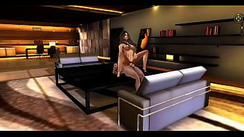 Preview 3 of Big Erotic Glamouer - Room Appart Modern 8 pose Mail_ toonslive3@gmail.com march&eacute_ noir