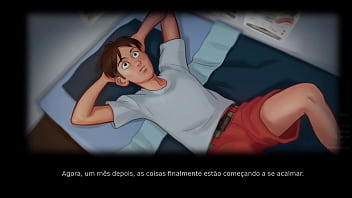 Preview 3 of Eva Nottyin Gym - introdu&ccedil_&atilde_o de summertime saga bem bosta #0
