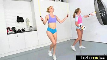 Preview 2 of Big Crock In Sex Fiugrr - Amazing Sex Between Horny Teen Lesbo Girls (Charlotte Stokely &amp_ Kenna James) mov-09