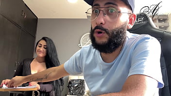 Preview 2 of Handicap Creampie - My manager makes me sign contracts and I want to suck cock