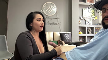 Preview 1 of Handicap Creampie - My manager makes me sign contracts and I want to suck cock