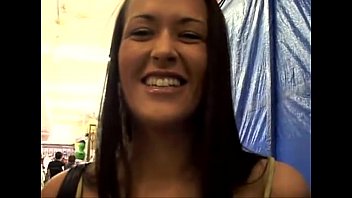 Preview 1 of Nude Creampie On The Beach Video - Sexy Carmella with Pigtails get&#039_s Dp&#039_ed