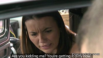 Preview 2 of Skype Bulgarian Masturbate - Auto mechanic fucks female cab driver in his shop