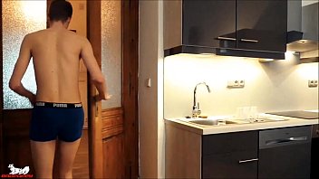 Preview 1 of Public Fun Talk 1171 - Victor&rsquo_s rock hard cock finds its way into Justin&rsquo_s ass