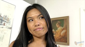 Preview 1 of Destroyed Slammed Brutal Extreme - Vietnamese babe does handjob