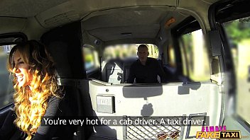 Preview 1 of Alasfeet Biquel - Female Fake Taxi Sexy driver loves a hard cock