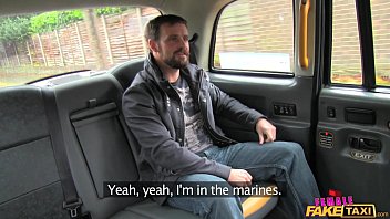 Preview 1 of Porn Hd Imege - Female Fake Taxi Marine gives driver a good fuck