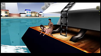 Preview 4 of Arab Saxxx - Room Bateau 5 pose  Mail_ toonslive3@gmail.com march&eacute_ noir